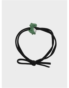 Черная резинка для волос с дракончиком Tais