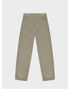 Вельветовые брюки зеленого цвета Brunello cucinelli