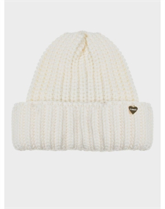 Базовая шапка крупной вязки, белая Il trenino