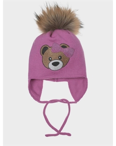 Шапка с декором "медвежонок" Catya