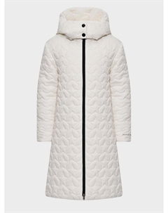 Стеганое пальто с капюшоном, белое Marni