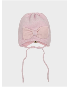 Шапка с бантом, розовая Regina