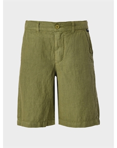 Льняные бермуды, зеленые Aspesi