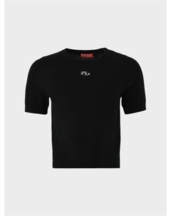 Джемпер с короткими рукавами, черный Diesel