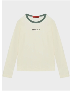 Толстовка с лого, кремовая Max&co