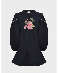 Платье с лого, темно-синее Etro