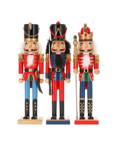 Фигурка Щелкунчик Король, 3 вида, 9x9x38 см Timstor