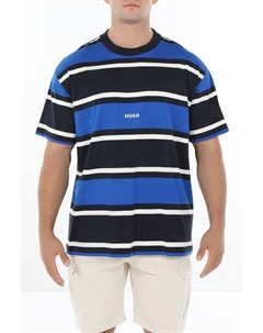 Футболка хлопковая в полоску Hugo