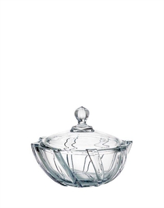 Конфетница хрустальная с крышкой Infinity Crystalite bohemia
