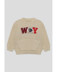 Свитшот хлопковый с принтом Mayoral