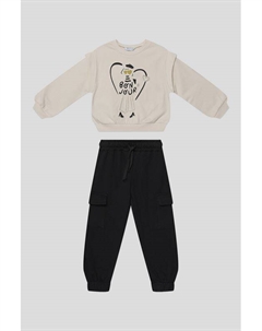 Комплект хлопковый из свитшота и брюк Mayoral