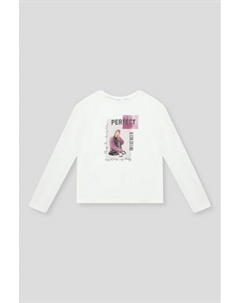 Лонгслив хлопковый с принтом Mayoral