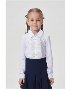 Блуза трикотажная с оборкой на планке Choupette