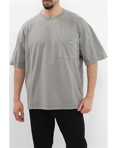 Футболка хлопковая с карманом Hugo