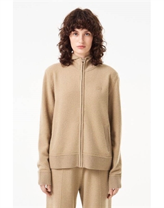 Кардиган из смесовой шерсти с капюшоном Lacoste