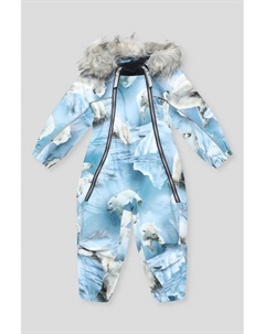 Комбинезон утепленный с капюшоном и принтом Molo