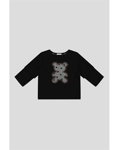 Лонгслив хлопковый с принтом Choupette