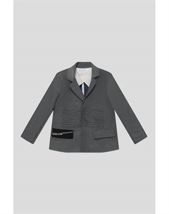 Пиджак трикотажный с принтом Choupette