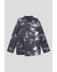 Куртка утепленная с капюшоном с принтом Tila Lassie