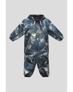 Комбинезон утепленный с капюшоном и принтом Molo