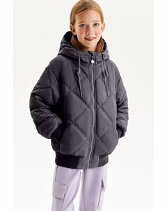 Куртка утепленная стеганая с капюшоном Silver spoon life