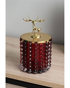 Шкатулка стеклянная Deer Coincasa