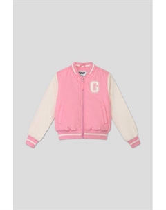 Куртка-бомбер с контрастными деталями Gioco