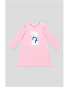 Платье хлопковое с аппликацией Choupette