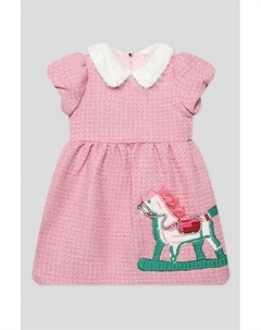 Платье букле с аппликацией Choupette