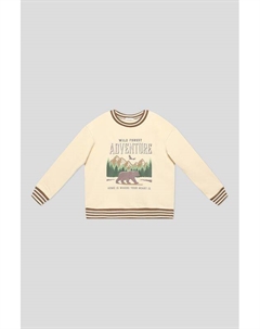 Свитшот хлопковый с принтом Choupette