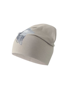 Шапка бини хлопковая с принтом Андерсен