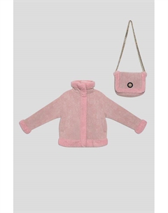 Куртка из искусственного меха с сумочкой Choupette