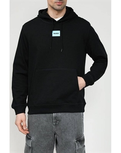 Худи хлопковое с карманом Hugo