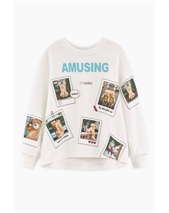 Свитшот из хлопкового футера с принтом Bell bimbo