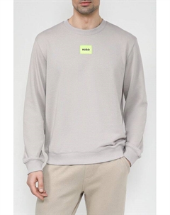 Свитшот хлопковый с логотипом Hugo