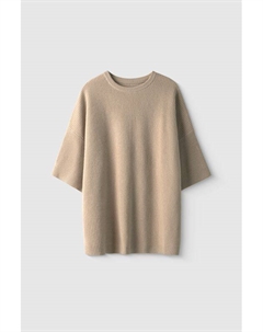 Свитер с коротким рукавом из шерсти мериноса Mankova