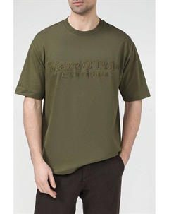 Футболка хлопковая с логотипом Marc o'polo