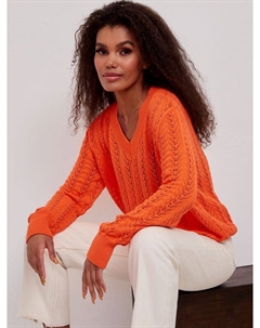 Пуловер ажурной вязки Vinnis