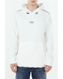 Худи хлопковое с карманом Superdry