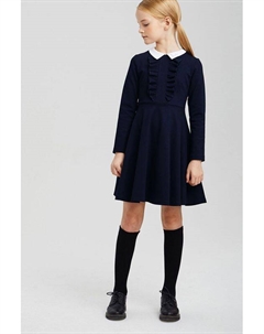 Платье с отложным воротником Silver spoon