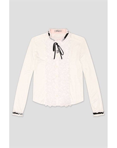 Нарядная блузка с кружевной отделкой Choupette