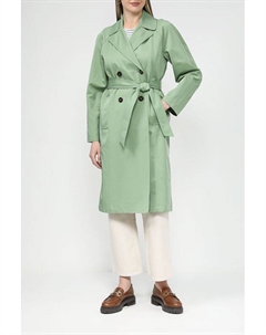 Плащ прямого кроя со съемным поясом Emme marella