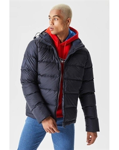 Пуховик стеганый с капюшоном Lacoste