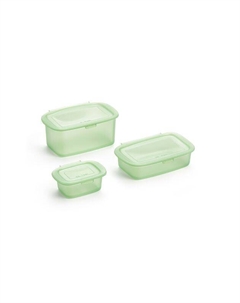 Набор контейнеров силиконовых 3шт Lekue