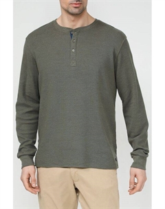 Лонгслив хлопковый на пуговицах Blend