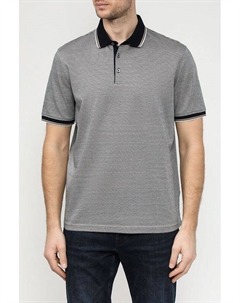 Поло хлопковое с контрастными деталями Bugatti