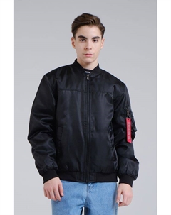 Куртка-бомбер с трикотажными манжетами Смена