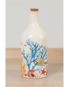Бутылка для масла фарфоровая с принтом Pesciolini Coincasa