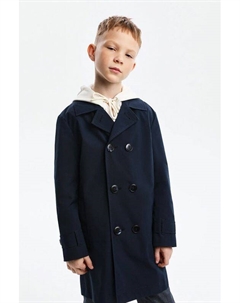 Плащ прямого кроя с хлястиками на рукавах Silver spoon life