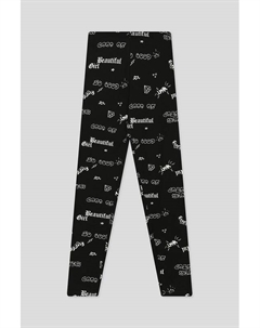 Хлопковые легинсы с принтом Ovs